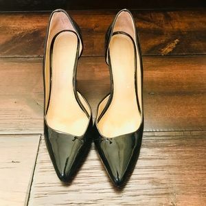 Patent leather heels